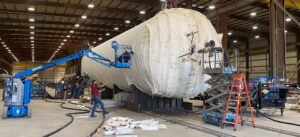 pressure vessel heat treatment on-site direct gas fire combustion Gulf Coast Combustion