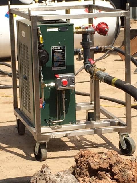 LPG vaporizer gas train equipment on-site heat treating gulf coast combustion